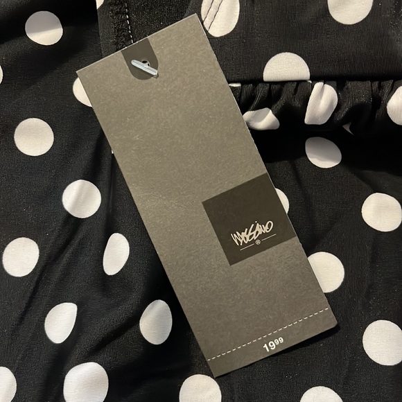 NWT Mossimo strapless polka dot tankini- large - Picture 2 of 3